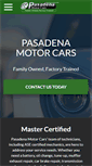 Mobile Screenshot of pasadenamotorcars.com